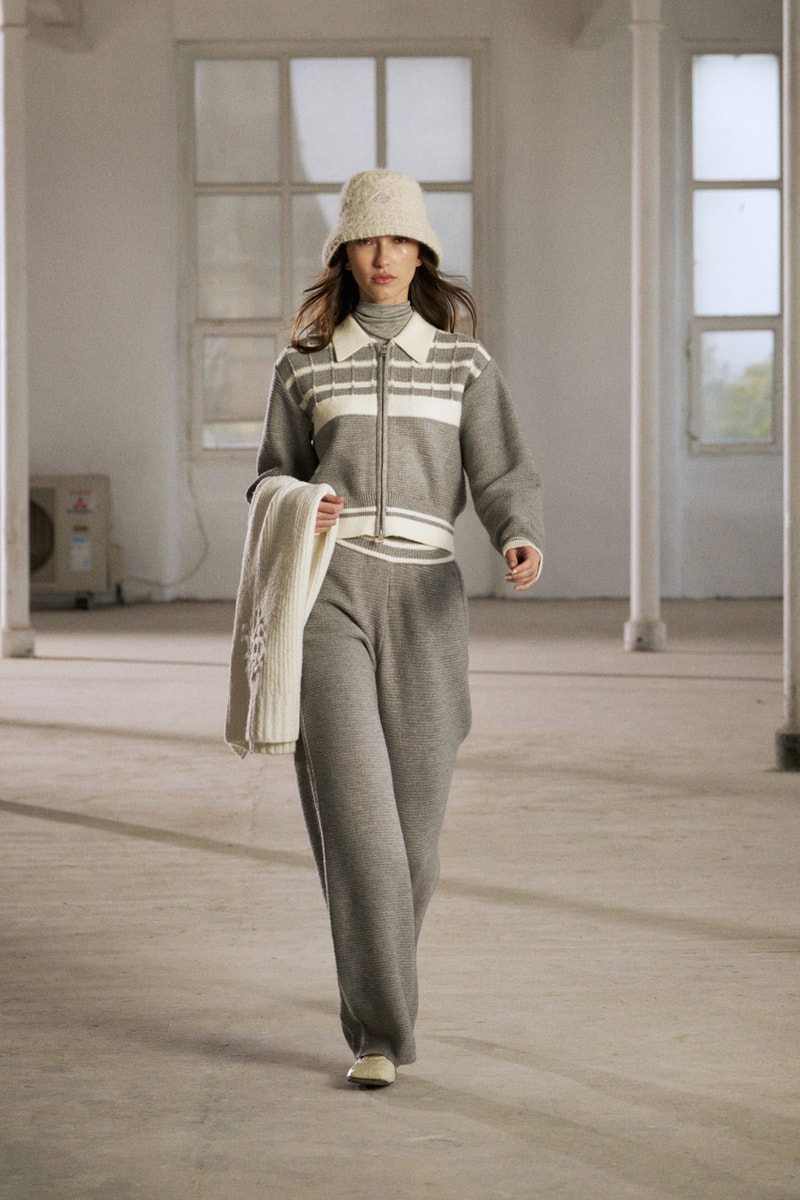 the couture club fw25 the runway streetwear luxury ross worwick knitwear tracksuits translucent puffer jacket miniskirts coats flannels Selfridges