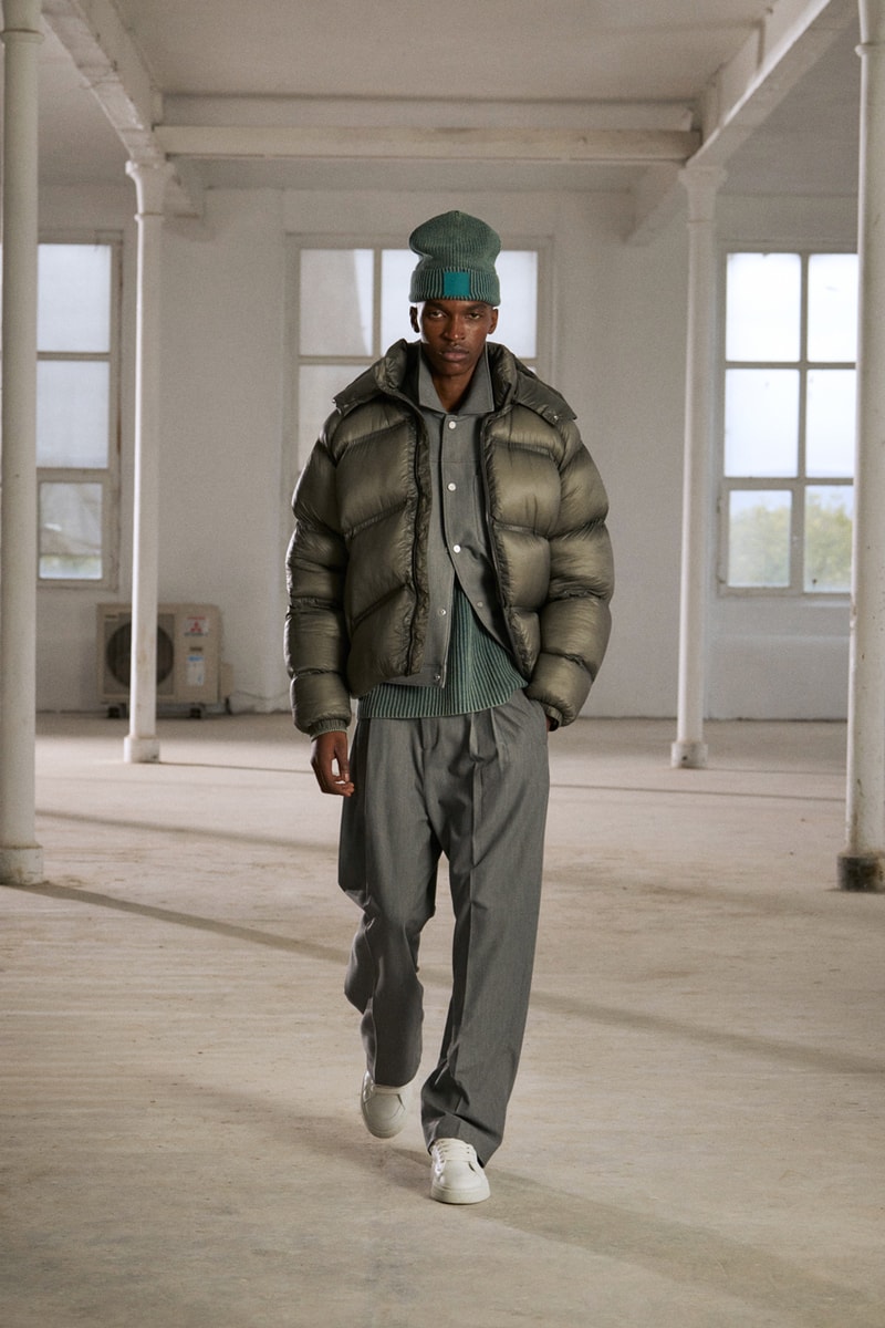 the couture club fw25 the runway streetwear luxury ross worwick knitwear tracksuits translucent puffer jacket miniskirts coats flannels Selfridges