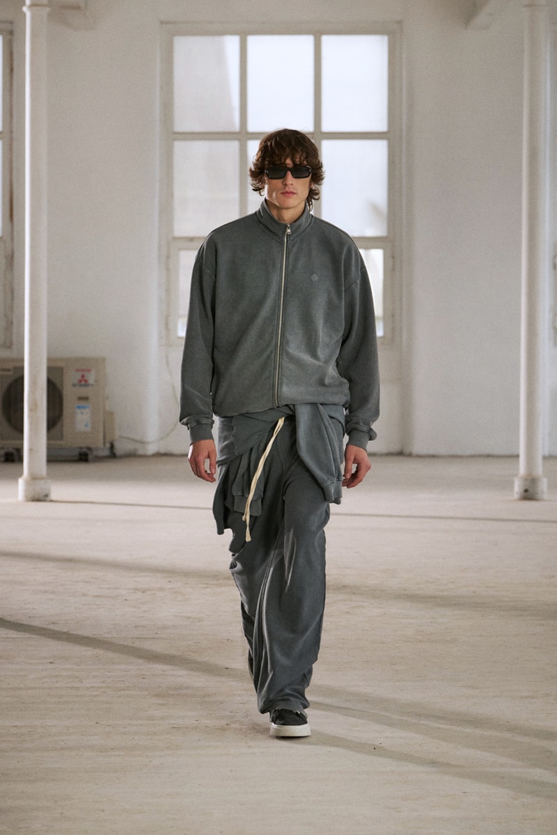 the couture club fw25 the runway streetwear luxury ross worwick knitwear tracksuits translucent puffer jacket miniskirts coats flannels Selfridges