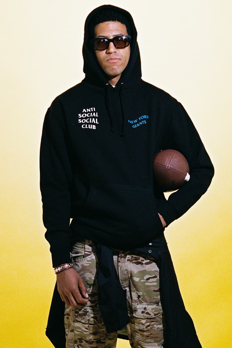 Anti Social Social Club NFL Collaboration Release Info Debut release american football gridiron