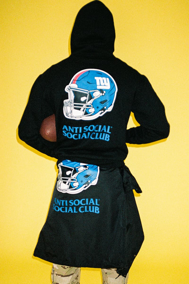 Anti Social Social Club NFL Collaboration Release Info Debut release american football gridiron