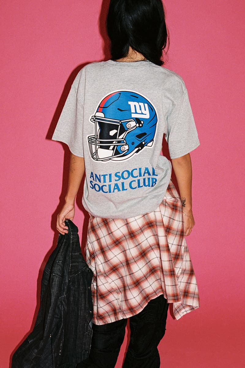 Anti Social Social Club NFL Collaboration Release Info Debut release american football gridiron