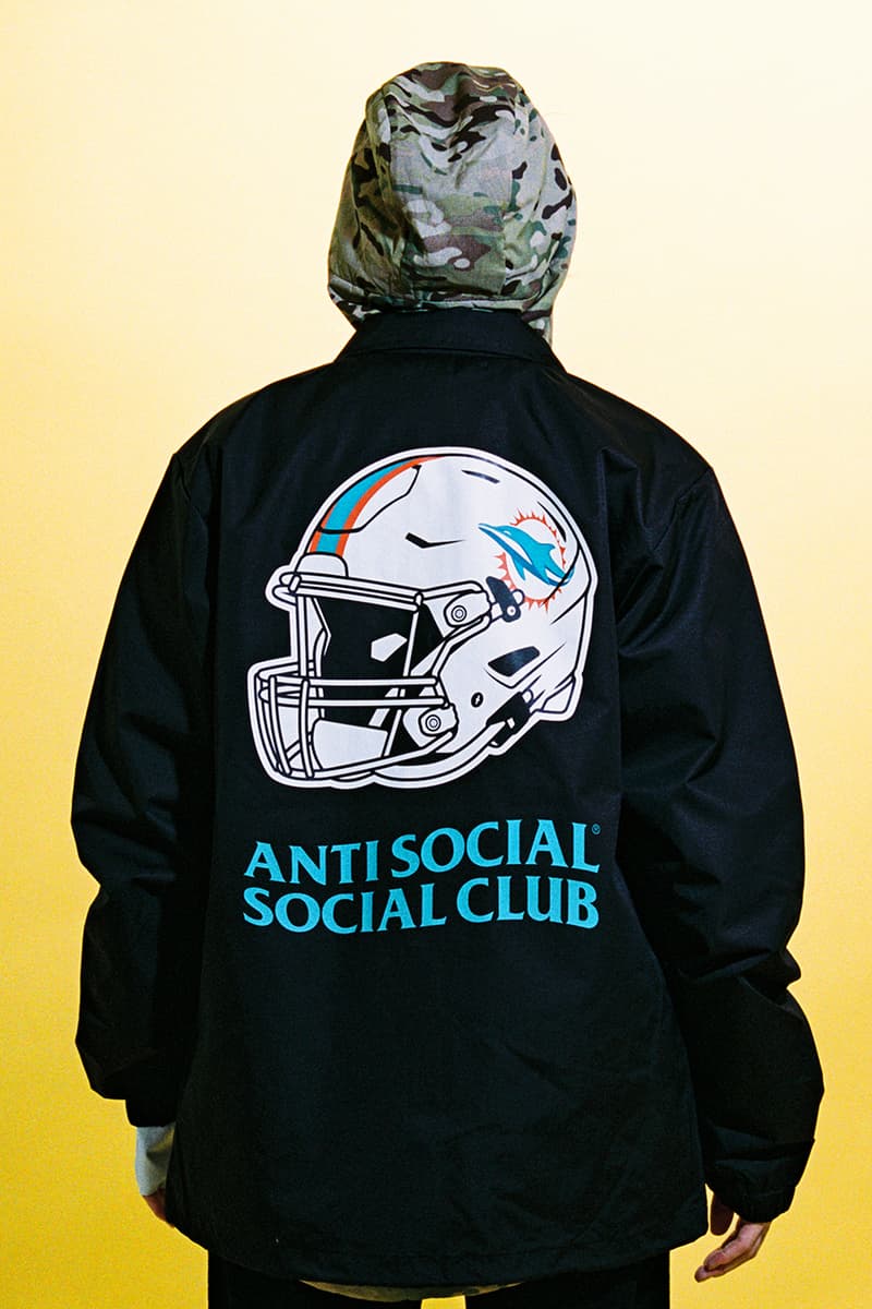 Anti Social Social Club NFL Collaboration Release Info Debut release american football gridiron