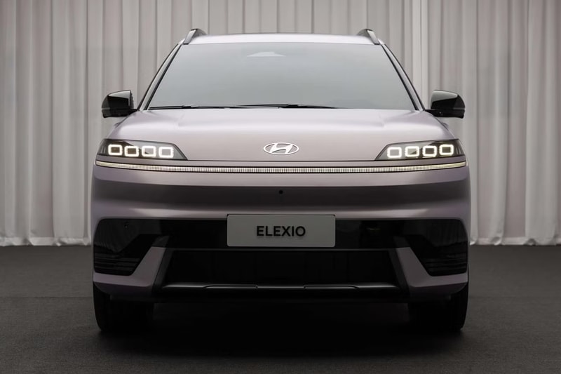 Hyundai ELEXIO electric SUV interior with a 27-inch 4K screen and Dolby Atmos audio for the China market