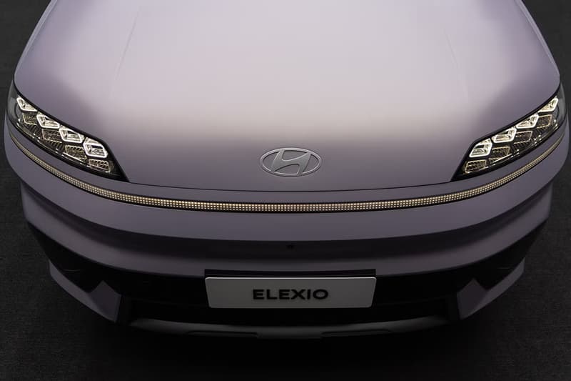 Hyundai ELEXIO electric SUV interior with a 27-inch 4K screen and Dolby Atmos audio for the China market