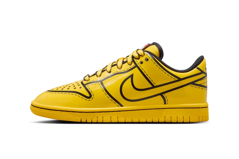 LEGO x Nike Dunk Low “Tour Yellow” GS Release Info Tour Yellow/Black-Volt grade school collaboration 