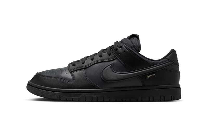 Official Look Nike Dunk Low GTX "Black" HQ2053-001 gore tex all weather Black/Anthracite-Off Noir