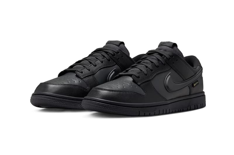 Official Look Nike Dunk Low GTX "Black" HQ2053-001 gore tex all weather Black/Anthracite-Off Noir