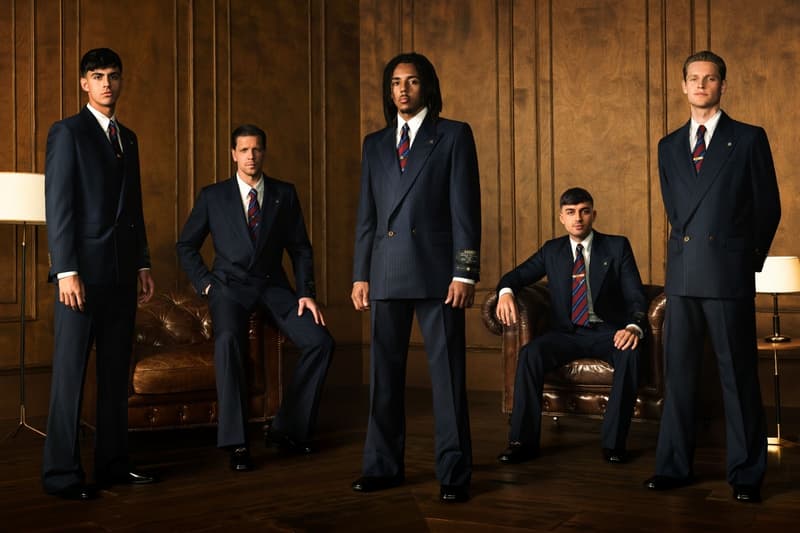 AMIRI FC Barcelona Official Formalwear Partner Announcement Info