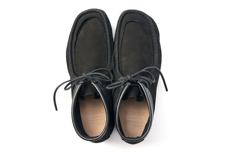 INVINCIBLE  x CLARKS ORIGINALS “Wallabee Reimagined” Release Info Collaboration Taupe Black