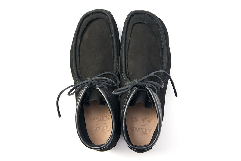 INVINCIBLE  x CLARKS ORIGINALS “Wallabee Reimagined” Release Info Collaboration Taupe Black