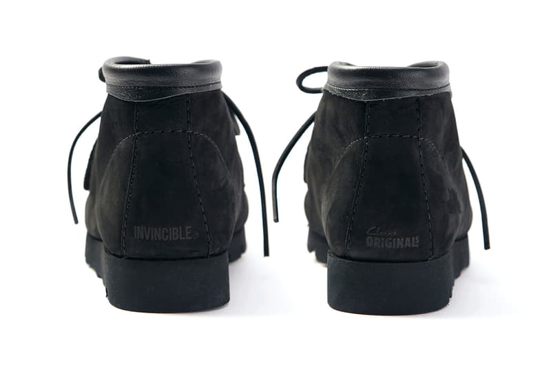 INVINCIBLE  x CLARKS ORIGINALS “Wallabee Reimagined” Release Info Collaboration Taupe Black