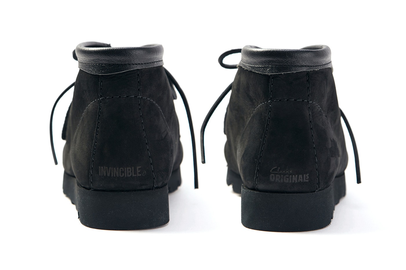 INVINCIBLE  x CLARKS ORIGINALS “Wallabee Reimagined” Release Info Collaboration Taupe Black