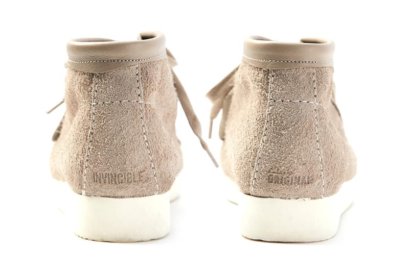 INVINCIBLE  x CLARKS ORIGINALS “Wallabee Reimagined” Release Info Collaboration Taupe Black