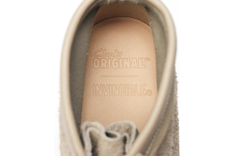 INVINCIBLE  x CLARKS ORIGINALS “Wallabee Reimagined” Release Info Collaboration Taupe Black