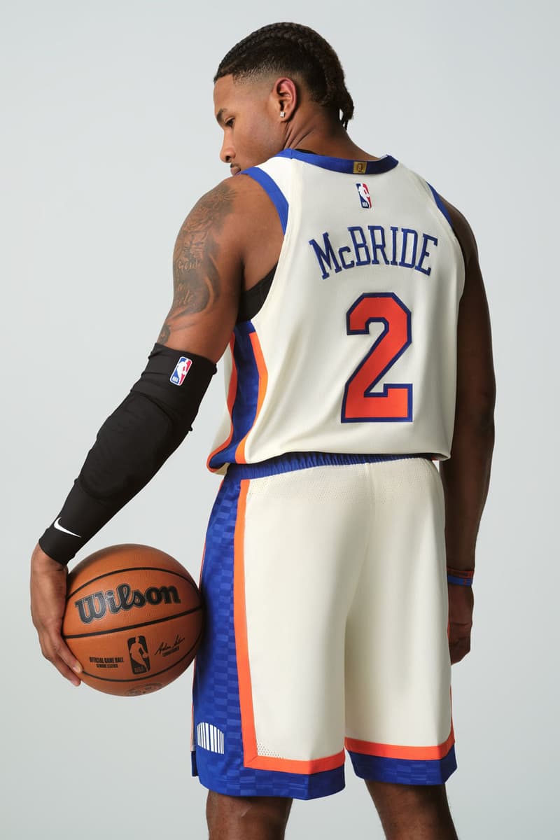 The Full Kith x New York Knicks 2025 Lookbook Has Landed collaboration release info footwear karl anthony towns kat basketball nyc jordan clarkson patrick ewing bernard king coach captain release info season msg ronnie feig price 