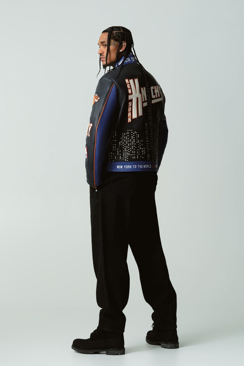 The Full Kith x New York Knicks 2025 Lookbook Has Landed collaboration release info footwear karl anthony towns kat basketball nyc jordan clarkson patrick ewing bernard king coach captain release info season msg ronnie feig price 