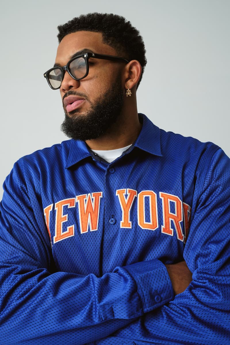 The Full Kith x New York Knicks 2025 Lookbook Has Landed collaboration release info footwear karl anthony towns kat basketball nyc jordan clarkson patrick ewing bernard king coach captain release info season msg ronnie feig price 