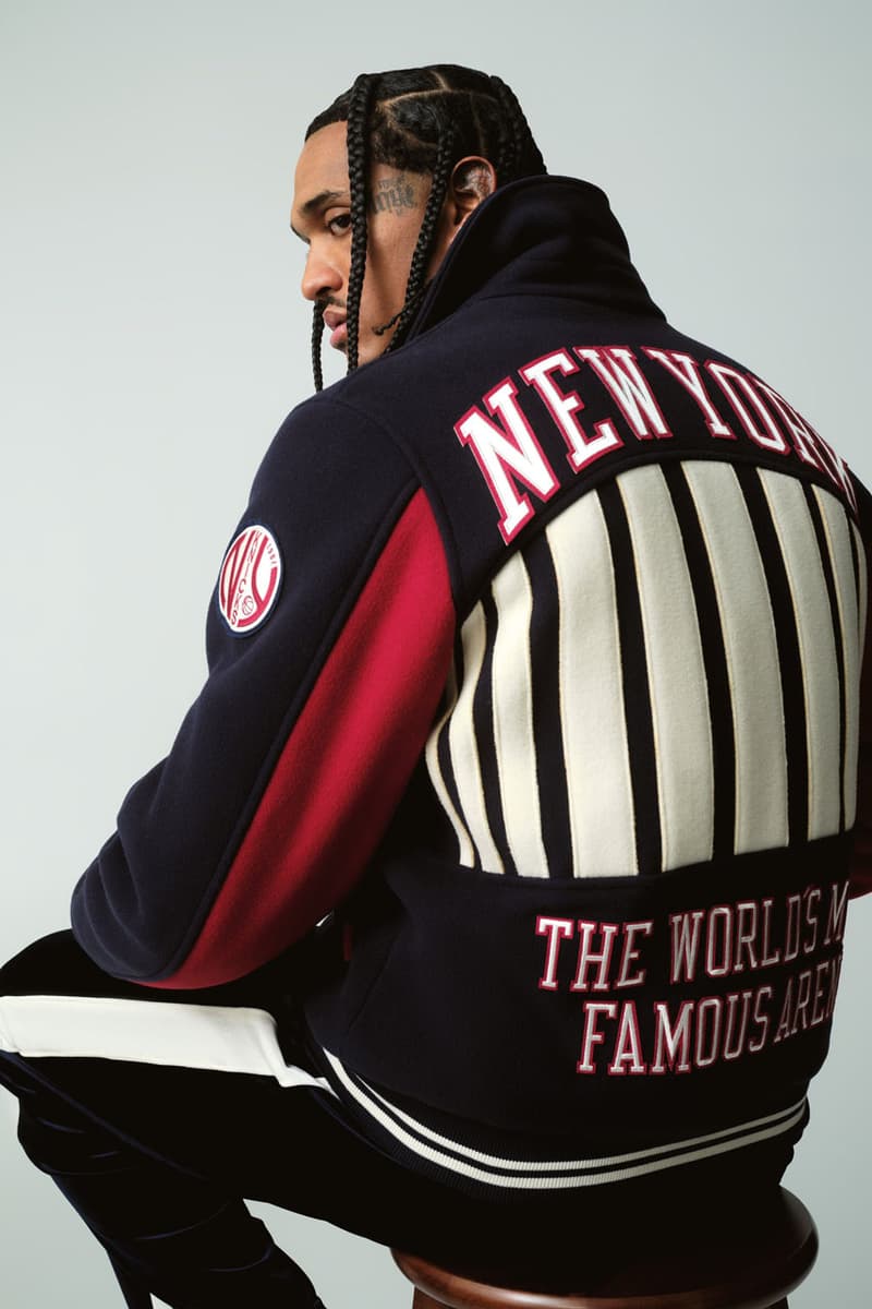 The Full Kith x New York Knicks 2025 Lookbook Has Landed collaboration release info footwear karl anthony towns kat basketball nyc jordan clarkson patrick ewing bernard king coach captain release info season msg ronnie feig price 