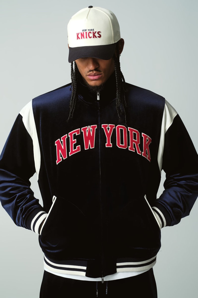 The Full Kith x New York Knicks 2025 Lookbook Has Landed collaboration release info footwear karl anthony towns kat basketball nyc jordan clarkson patrick ewing bernard king coach captain release info season msg ronnie feig price 