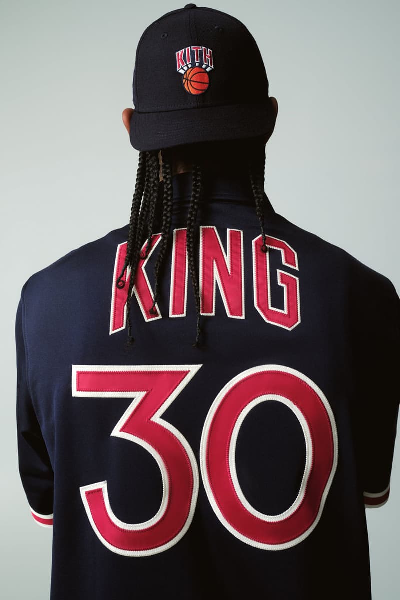 The Full Kith x New York Knicks 2025 Lookbook Has Landed collaboration release info footwear karl anthony towns kat basketball nyc jordan clarkson patrick ewing bernard king coach captain release info season msg ronnie feig price 