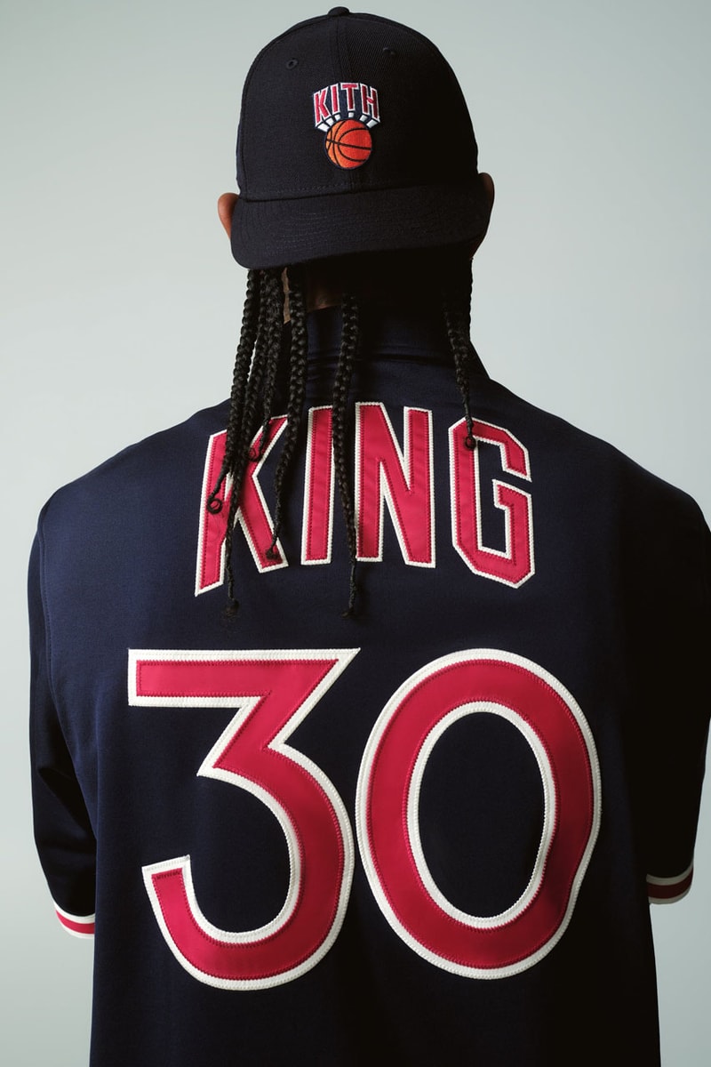 The Full Kith x New York Knicks 2025 Lookbook Has Landed collaboration release info footwear karl anthony towns kat basketball nyc jordan clarkson patrick ewing bernard king coach captain release info season msg ronnie feig price 