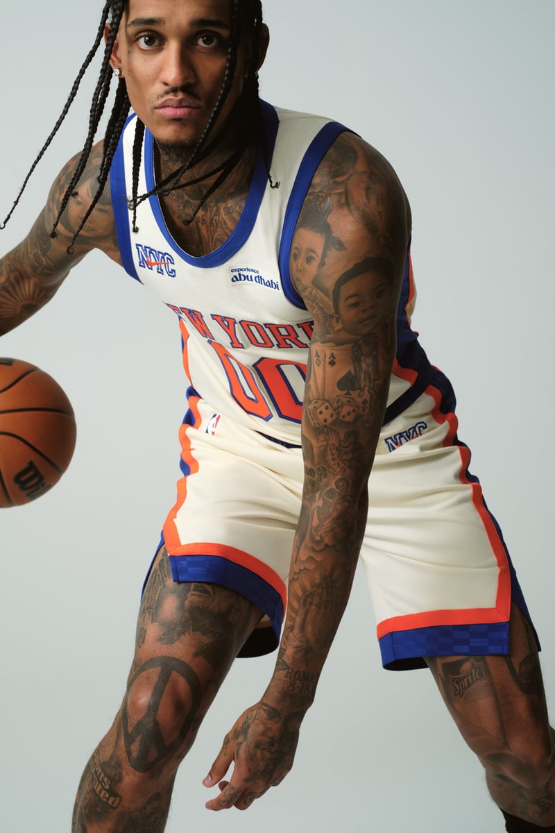 The Full Kith x New York Knicks 2025 Lookbook Has Landed collaboration release info footwear karl anthony towns kat basketball nyc jordan clarkson patrick ewing bernard king coach captain release info season msg ronnie feig price 