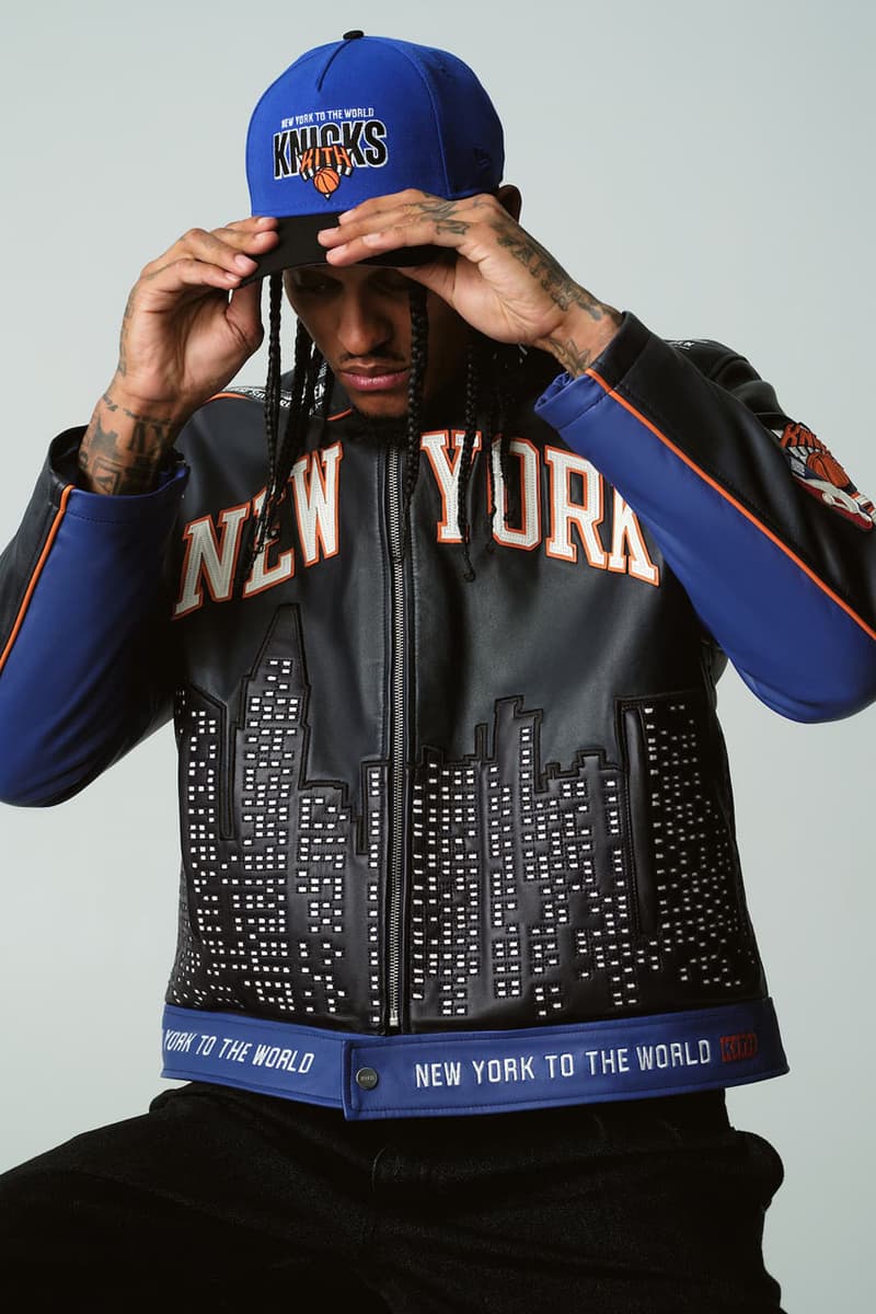 The Full Kith x New York Knicks 2025 Lookbook Has Landed collaboration release info footwear karl anthony towns kat basketball nyc jordan clarkson patrick ewing bernard king coach captain release info season msg ronnie feig price 