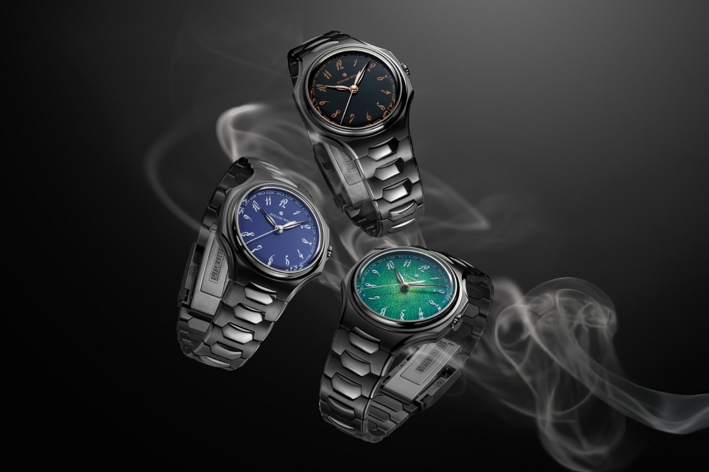 Atelier Wen INFLECTION Collection Tantalum Bracelets Customized Girard-Perregaux caliber 03300 Release Info