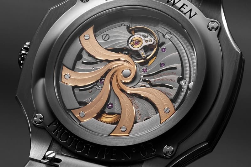 Atelier Wen INFLECTION Collection Tantalum Bracelets Customized Girard-Perregaux caliber 03300 Release Info