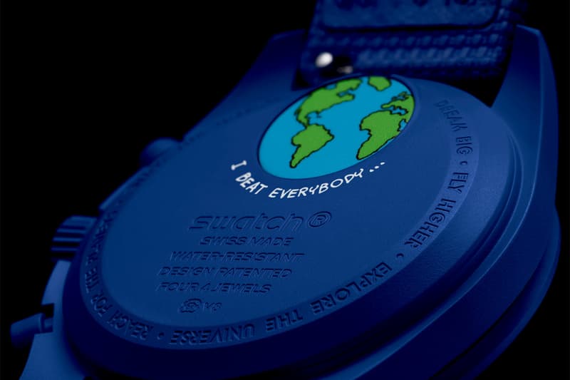 omega swatch moonswatch speedmaster mission to earthphase moonshine gold SO33N704L release info