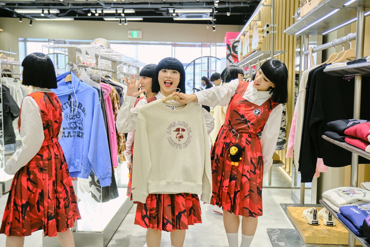 Osaka's New Streetwear Destination! AAPE Opens Shinsaibashi Store 
