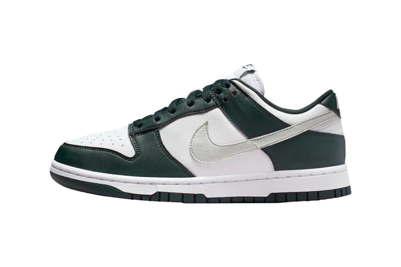 Nike Dunk Low Seaweed metallic silver IO7450-364 Release Info