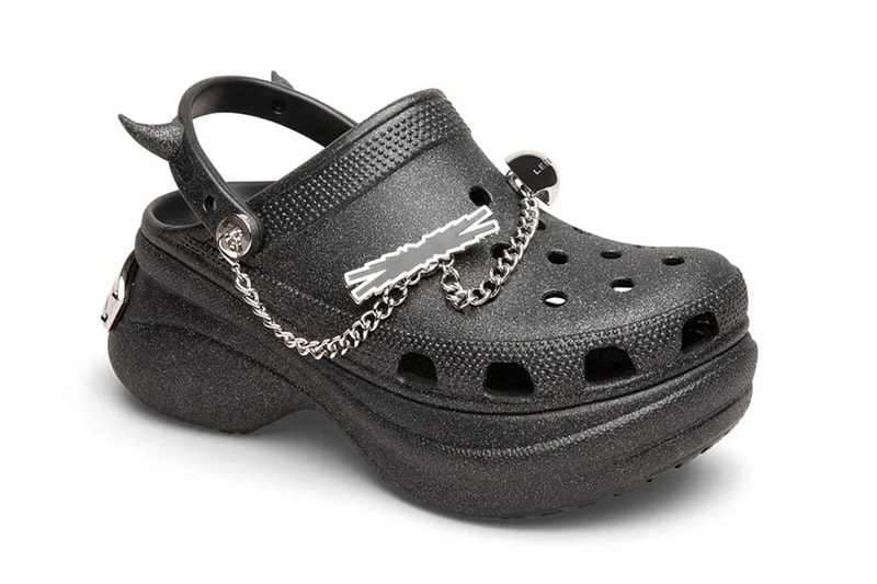 LE SSERAFIM Crocs Bae Clog Glitter/Black 212454 Release Info