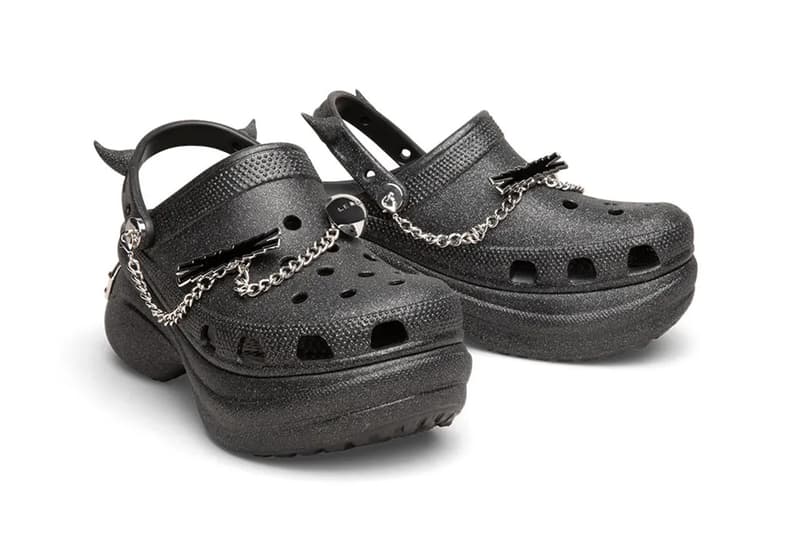 LE SSERAFIM Crocs Bae Clog Glitter/Black 212454 Release Info