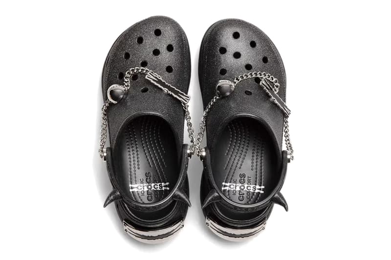 LE SSERAFIM Crocs Bae Clog Glitter/Black 212454 Release Info