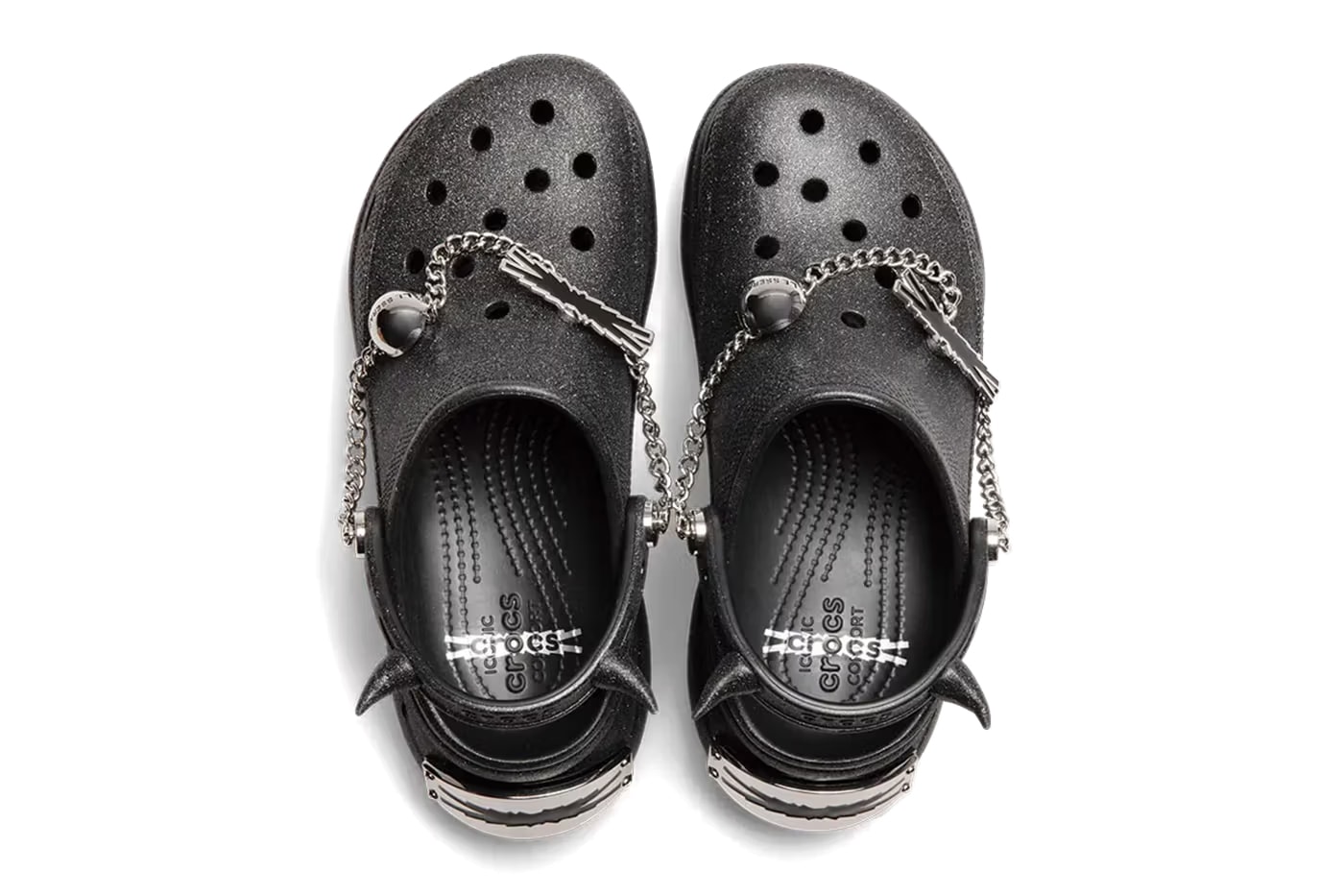 LE SSERAFIM Crocs Bae Clog Glitter/Black 212454 Release Info