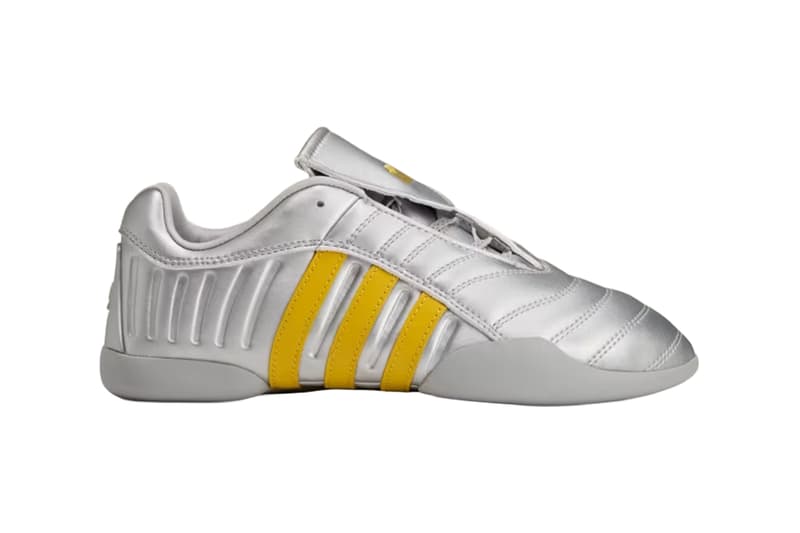 Miaou adidas Collection 2025 adidas Taekwondo Mei Elite Silver Metallic Collegiate Navy Hazy Yellow HP7196 adidas Taekwondo Boot Core Black JG9121 Release Info collaboration