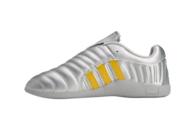 Miaou adidas Collection 2025 adidas Taekwondo Mei Elite Silver Metallic Collegiate Navy Hazy Yellow HP7196 adidas Taekwondo Boot Core Black JG9121 Release Info collaboration