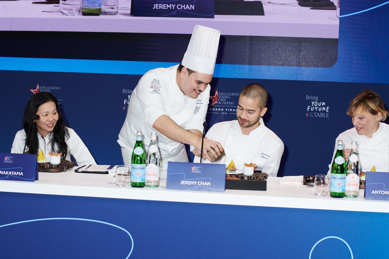 s.pellegrino san pellegrino 2025 young chef academy competition grand finale jeremy chan ardy ferguson vicky lau tyler butt milan Mitsuharu Tsumura