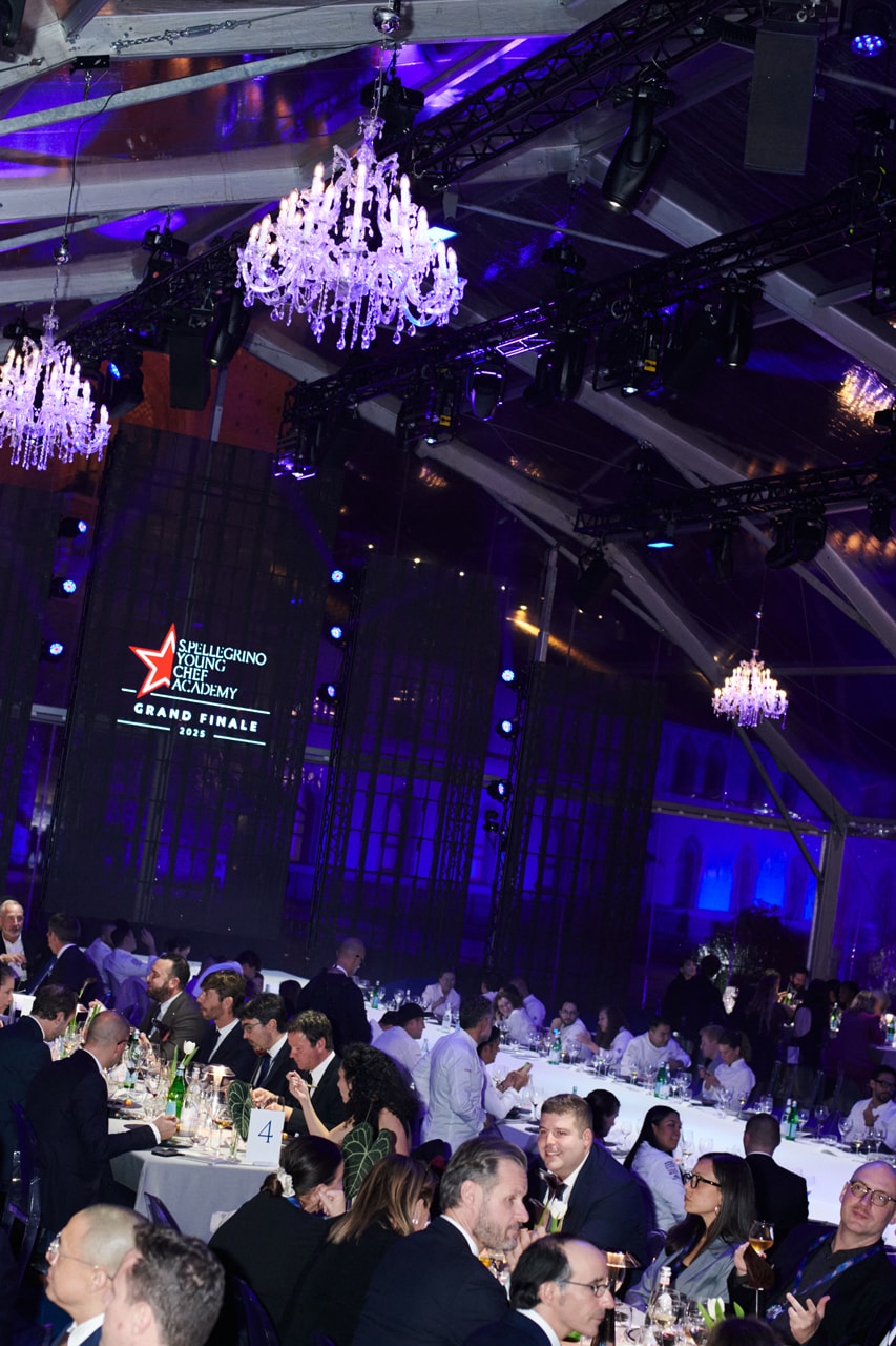 s.pellegrino san pellegrino 2025 young chef academy competition grand finale jeremy chan ardy ferguson vicky lau tyler butt milan Mitsuharu Tsumura