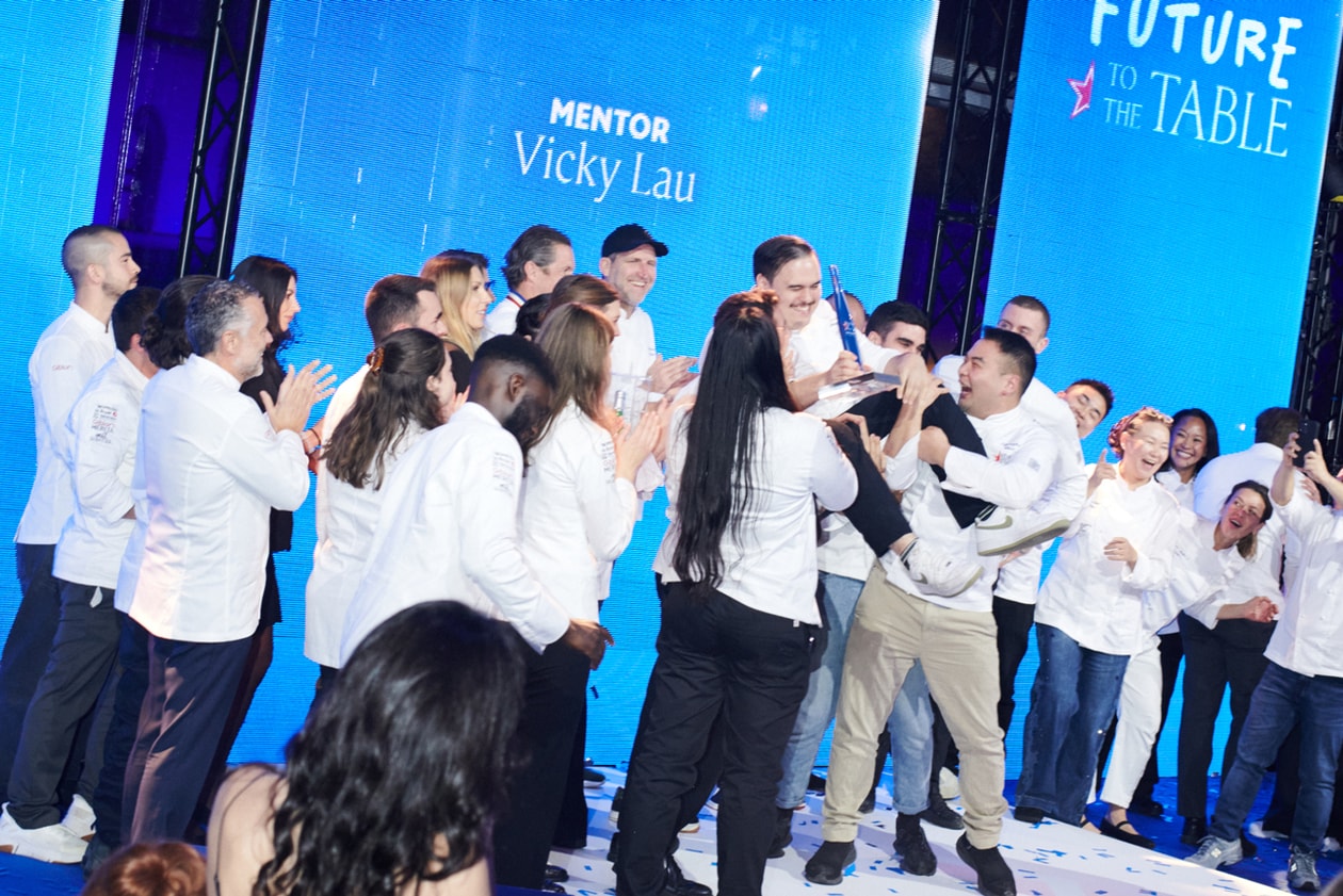 s.pellegrino san pellegrino 2025 young chef academy competition grand finale jeremy chan ardy ferguson vicky lau tyler butt milan Mitsuharu Tsumura