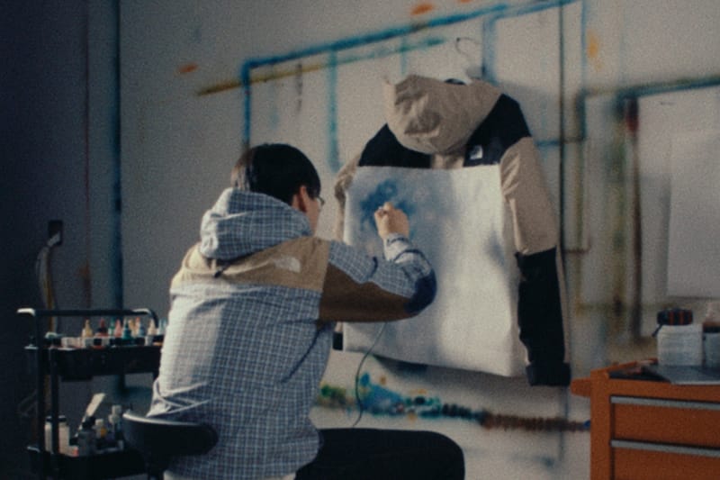 Multidisciplinary Artist Leon Xu Turns The North Face Mountain Jacket Into a Wearable Canvas