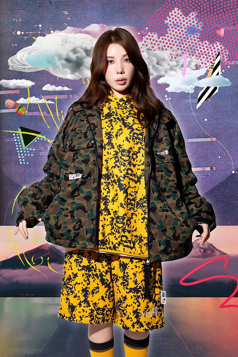 BAPE® by Kazuki Kuraishi FW25 "Performance All Weather" Collection Lookbook Edison Chen Hoshi James Lavelle Jesse Kaneee Naoto Hiroyama Narufumi Yoshimura Riisa Naka Sean Wotherspoon