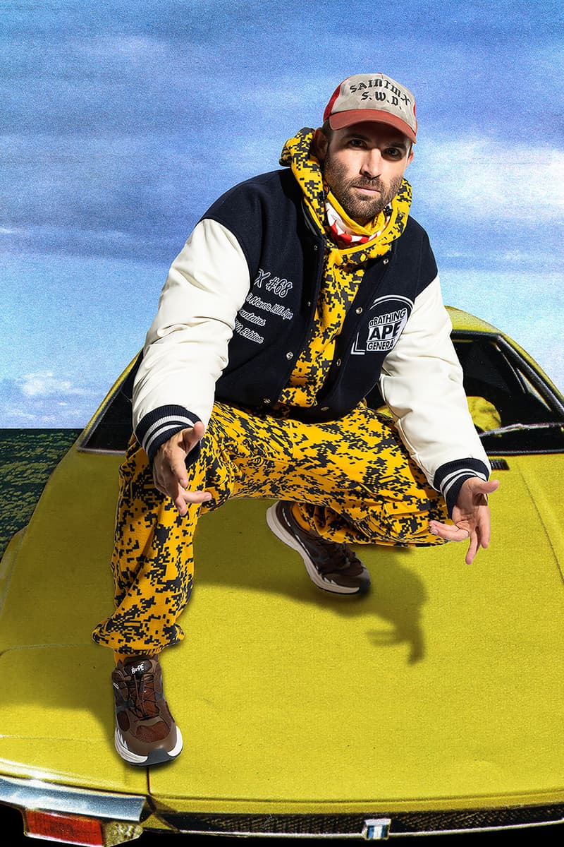 BAPE® by Kazuki Kuraishi FW25 "Performance All Weather" Collection Lookbook Edison Chen Hoshi James Lavelle Jesse Kaneee Naoto Hiroyama Narufumi Yoshimura Riisa Naka Sean Wotherspoon