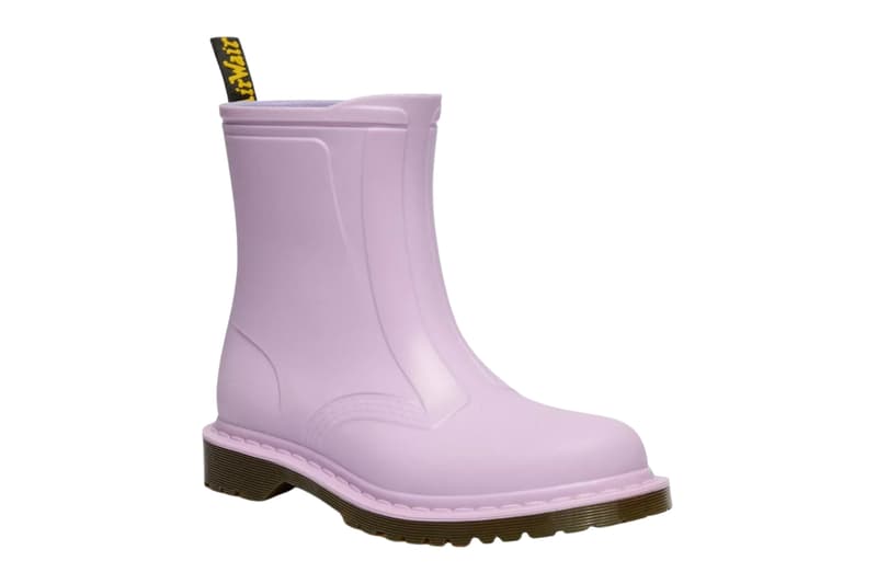 Dr. Martens 1460 Rain Boots "Yellow" "Black" "Olive" "Lilac" Release Info