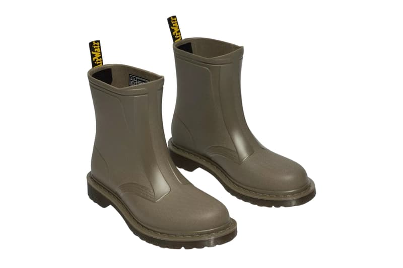 Dr. Martens 1460 Rain Boots "Yellow" "Black" "Olive" "Lilac" Release Info