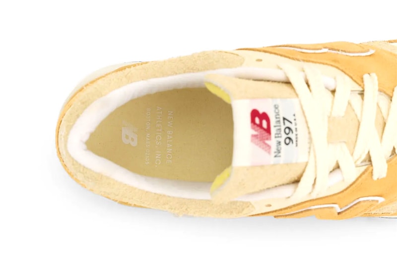 New Balance 997 Made in USA Dried Apricot with Calcium and White U997AC Release Info