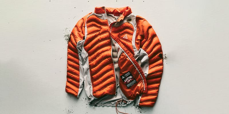 nike acg jacket orange