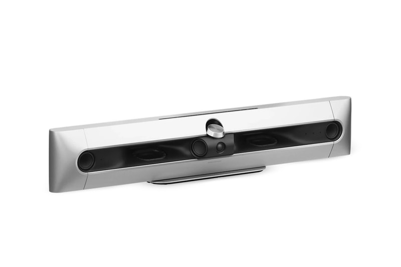 Bang & Olufsen Beosound Premiere aluminum soundbar with 10 drivers, Wide Stage Technology and a sculptural perforated design